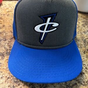 Nike Penny HARDAWAY Blue and Black Cap with White Accents.